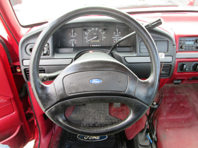 1993 Ford F-350 XL 4x4 Cab Chassis Utility Body Plow - photo 12