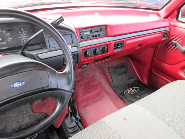 1993 Ford F-350 XL 4x4 Cab Chassis Utility Body Plow - photo 13