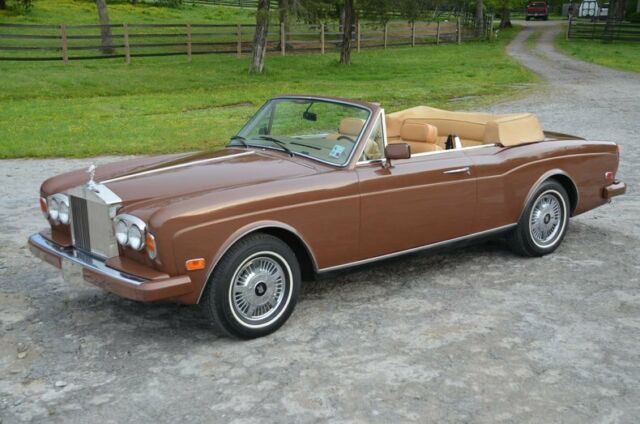 10322 actual mile Series I Rolls Royce Corniche Convertible 1986 Rolls-Royce Corniche