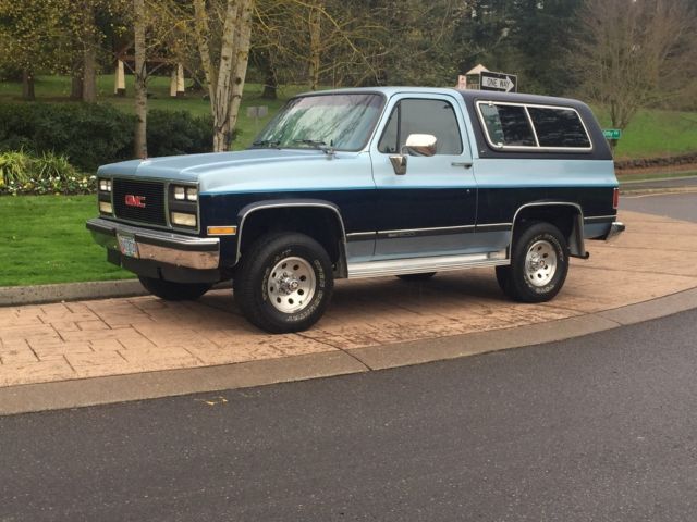 1'OWNER 1989 GMC JIMMY ONLY 44k MILES 4x4 All Original All Stock 5.7L K5 Blazer 1989 GMC Jimmy jimmy