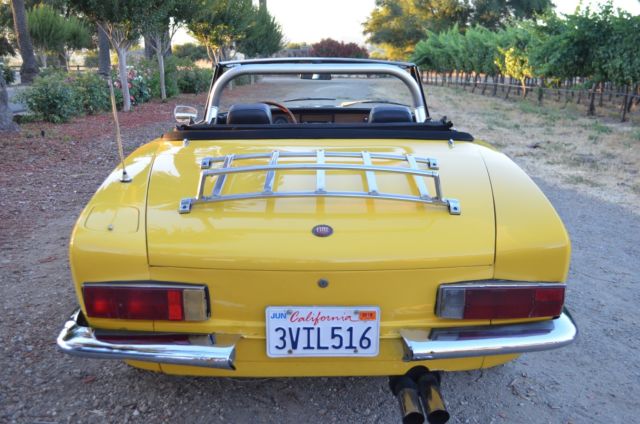 1971 Fiat 124 Spider CALIFORNIA 124 RESTORED CONV. - photo 4