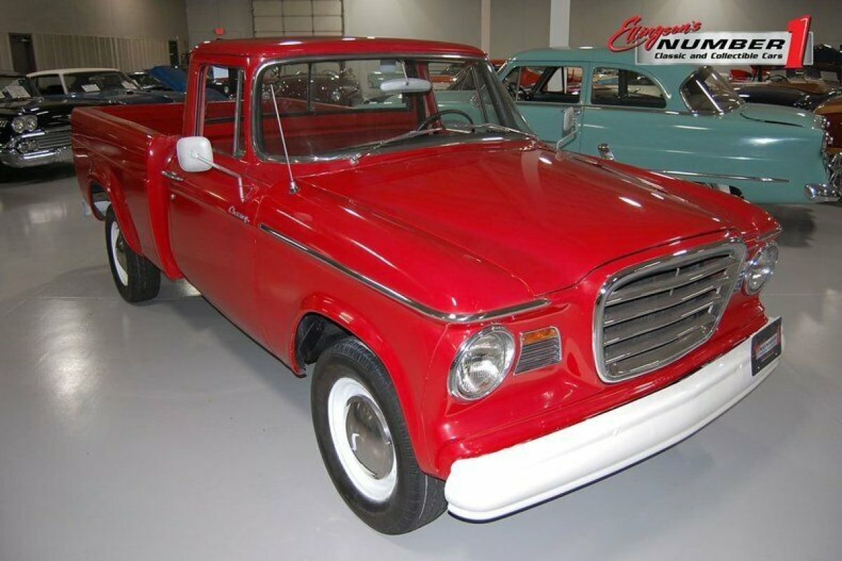 1/2 ton Pickup - 170 cu.in. - Inline 6 - 3 Speed Manual Transmission 1962 Studebaker Champ Pickup