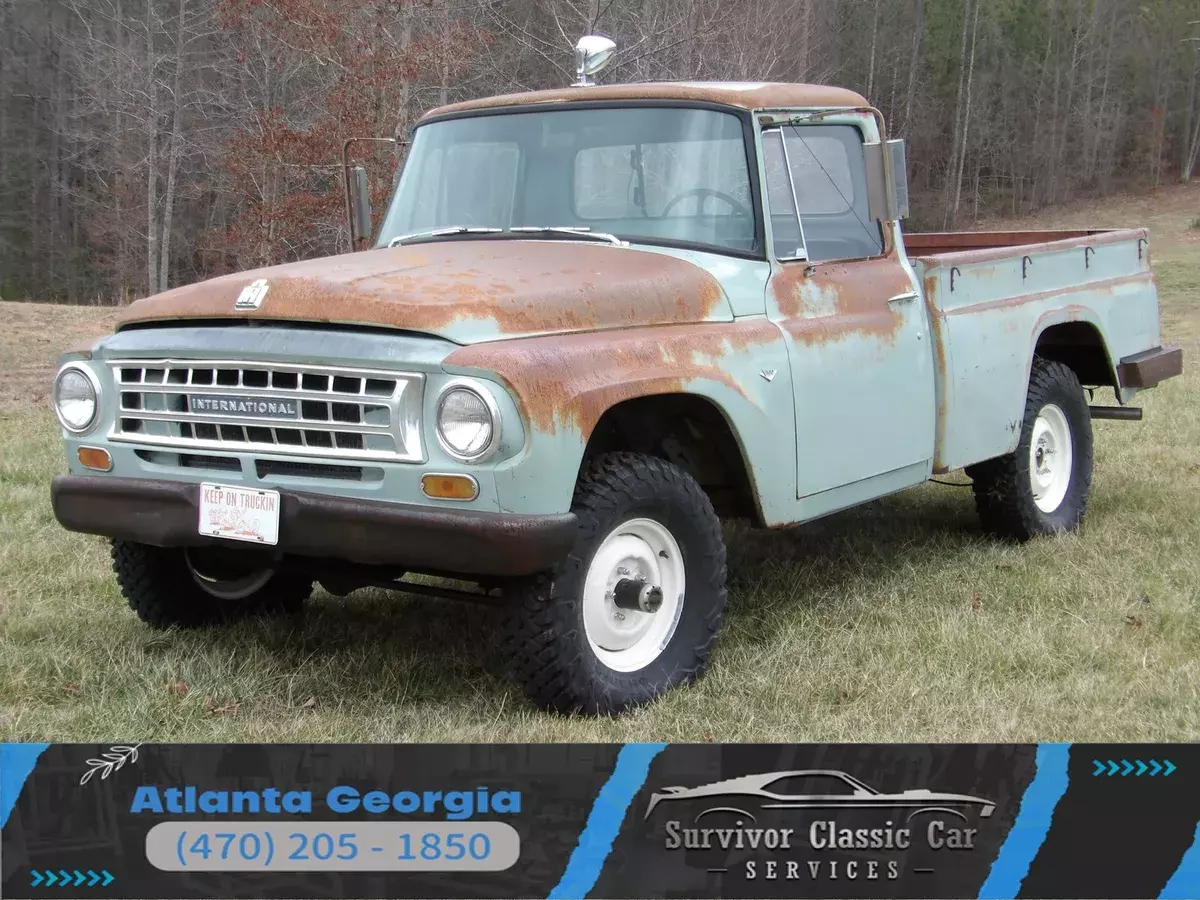 1/2 ton, V8, 4-speed manual, 4x4! Well documented survivor real patina truck! 1964 International Harvester 1100 4x4