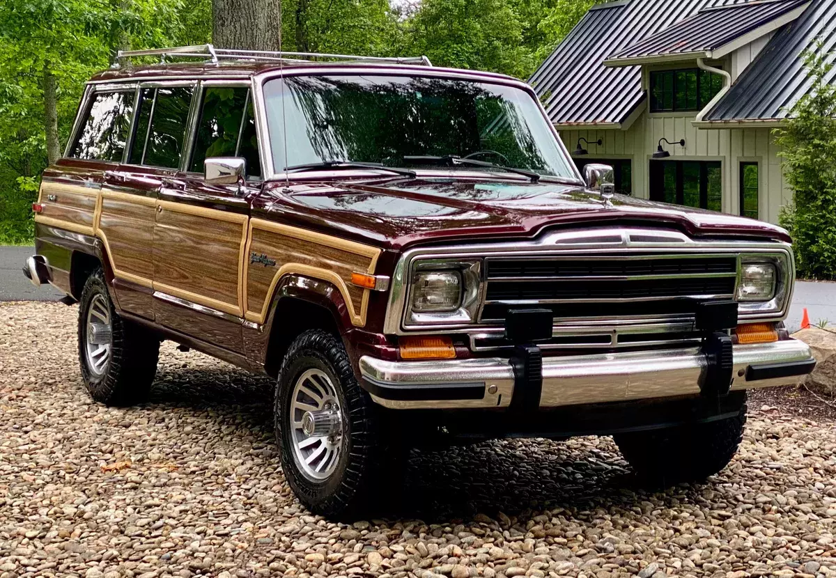 120K miles, Burgundy paint/interior, 4x4 works, fuel injected, good A/C and Heat 1987 Jeep Wagoneer