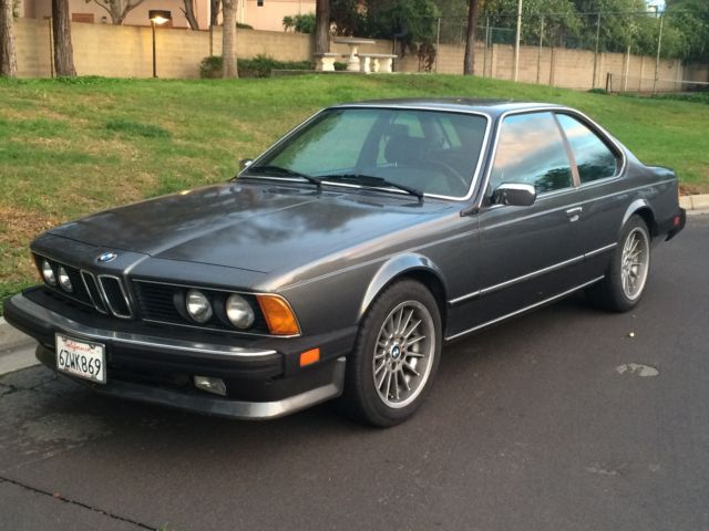 126K miles Clean CarFax NO RESERVE L@@K 1987 BMW 6-Series E24