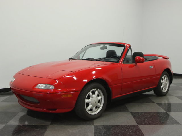 12K ACTUAL MILES, 1-OWNER, CLEAN AUTOCHECK, WINDOW STICKER, AMAZING SURVIVOR! 1991 Mazda MX-5 Miata