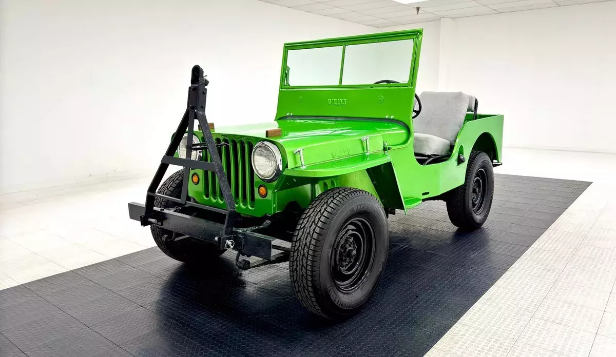1,304 Miles/Eye Catching Paint/134ci Go Devil I4/BW T90 3-Speed Manual/Rugged 1948 Willys CJ2A