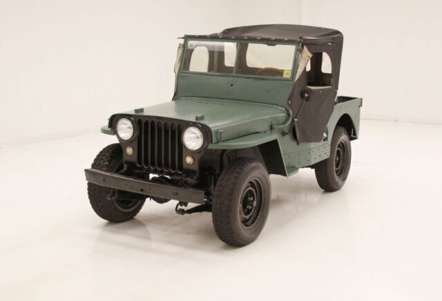 134ci Go-Devil 4-Cylinder/4x4 Capable/BW T90 3-Speed Manual 1950 Willys Jeep