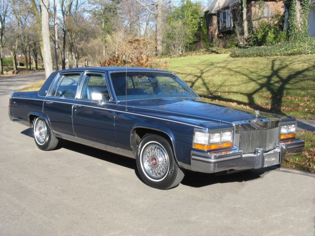 13,600 ORIGINAL MILES! LEATHER, Window STICKER, Ice Cold A/C, THE Best, WOW!!!! 1989 Cadillac Brougham