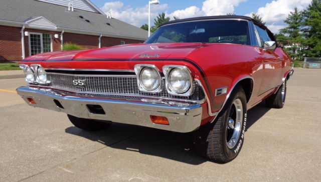 138 CODE REAL "SS" CHEVELLE 396 CONVERTIBLE FULL FACRORY GAUGES AND ROLLER TACH! 1968 Chevrolet Chevelle 138 code SS