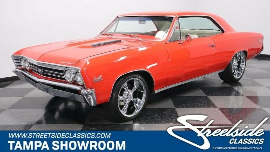 138 REAL DEAL SS YEAR CORRECT 396 V8 TH400 TRANS P/S P/B RIDLER WHEELS WOW 1967 Chevrolet Chevelle SS 396