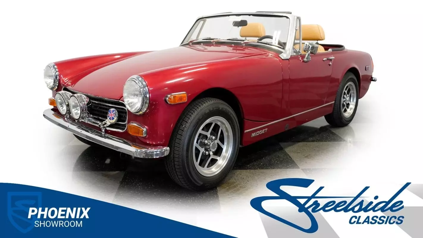 •1.3L Inline 4 Engine (Rebuilt 2023)•4 Speed Transmission (Rebuilt 2023)• 1974 MG Midget
