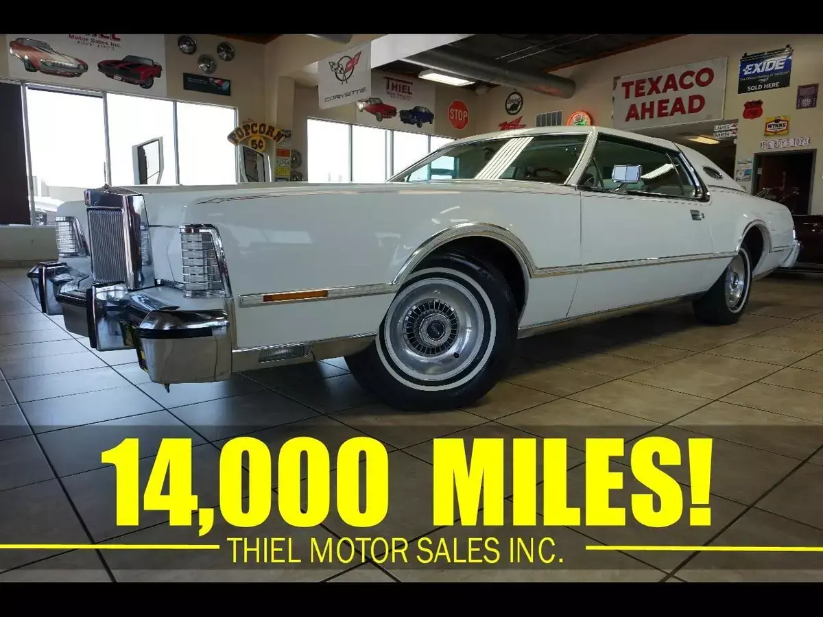 14,000 MILES 1976 Lincoln Continental Mark IV SunRoof 460 V8 76 77 78 79 1976 Lincoln Continental Mark IV 2-DOOR