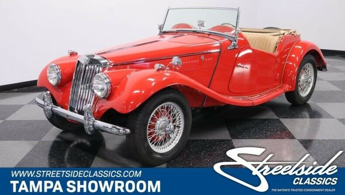 1466 CC INLINE 4 4 SPEED MANUAL EXPERT FRAME OFF RESTO BUILD RECEIPTS CLEAN 1954 MG T-Series