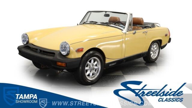 1493CC INLINE 4 4 SPEED MANUAL NICE SOFT TOP MAINTENANCE RECORDS DRIVER 1977 MG Midget
