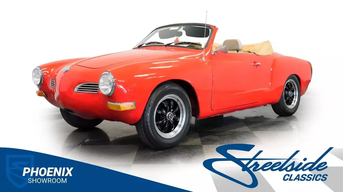 •1500 CC Engine (Claimed 1776 CC)•4 Speed Transmission•Dual 2 Barrel EMPI 1973 Volkswagen Karmann Ghia Convertible