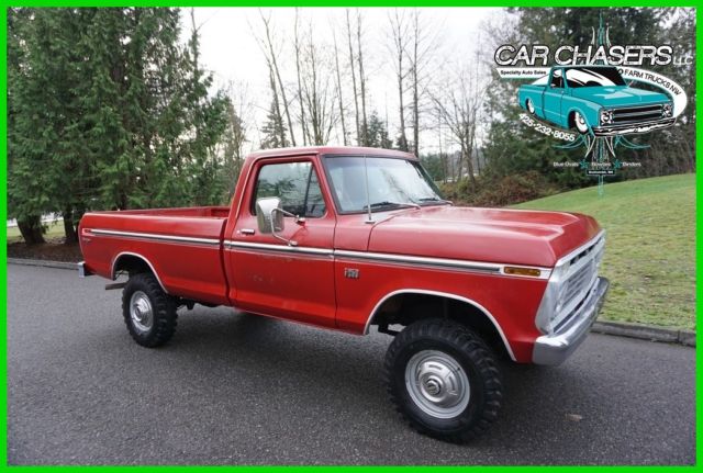 150PIX+VIDEO ON THIS WELL PRESERVED & UNMOLESTED CLASSIC HIGHBOY! F350 F150 F100 1975 Ford F-250 ORIGINAL PATINA PAINT SOLID SURVIVOR HIGH BOY 4X4! 150PIX+VIDEO