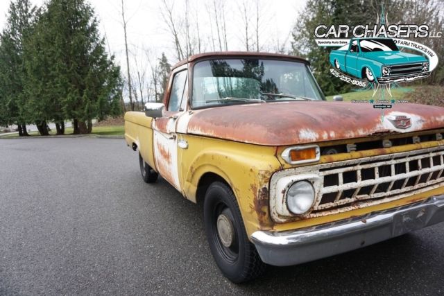 1965 Ford F-100 NO RESERVE! ORIGINAL FARM TRUCK SURVIVOR PATINA F1! 150PIX+VIDEO - photo 10