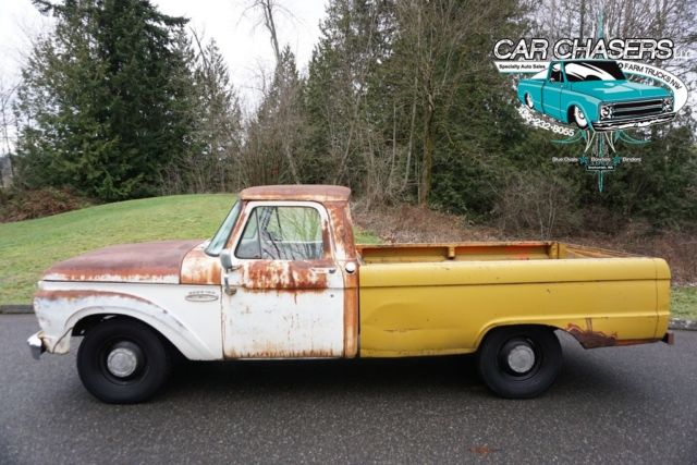 1965 Ford F-100 NO RESERVE! ORIGINAL FARM TRUCK SURVIVOR PATINA F1! 150PIX+VIDEO - photo 2