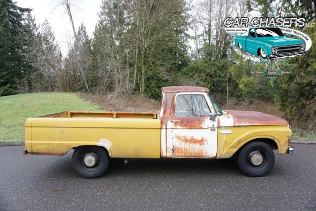 1965 Ford F-100 NO RESERVE! ORIGINAL FARM TRUCK SURVIVOR PATINA F1! 150PIX+VIDEO - photo 5