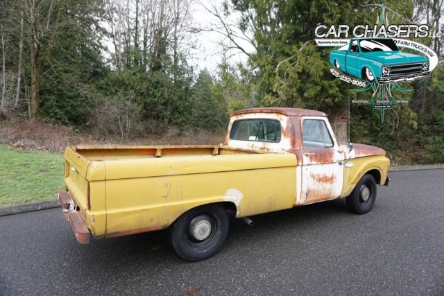 1965 Ford F-100 NO RESERVE! ORIGINAL FARM TRUCK SURVIVOR PATINA F1! 150PIX+VIDEO - photo 6