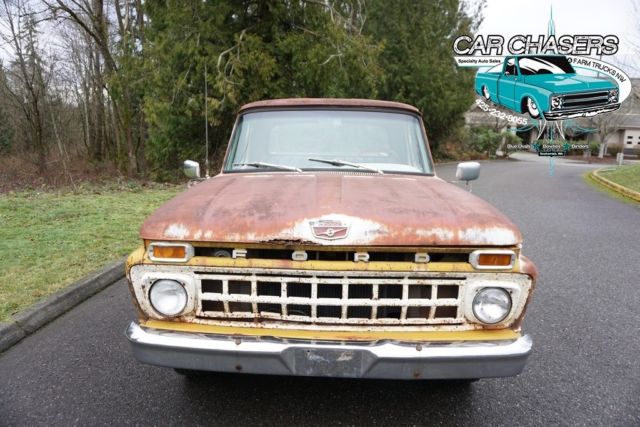 1965 Ford F-100 NO RESERVE! ORIGINAL FARM TRUCK SURVIVOR PATINA F1! 150PIX+VIDEO - photo 7