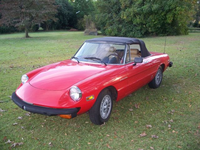 15,470 Original Miles 1979 Alfa Romeo Spider Veloce
