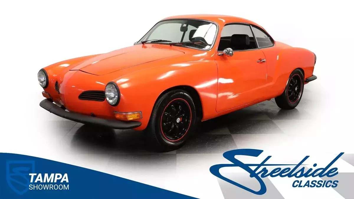1600CC 4 SPEED MANUAL FRONT DISC 15" WHEELS DRIVES OUT NICE UPGRADED RADIO COOL 1970 Volkswagen Karmann Ghia
