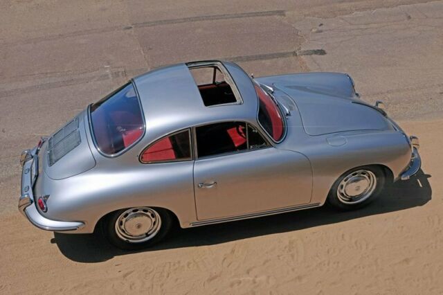 1964 Porsche 356 SC Sunroof Coupe - Single Fam Ownership - Silver - photo 11
