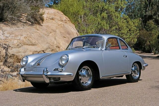 1964 Porsche 356 SC Sunroof Coupe - Single Fam Ownership - Silver - photo 12