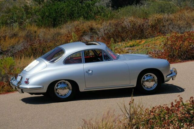 1964 Porsche 356 SC Sunroof Coupe - Single Fam Ownership - Silver - photo 13
