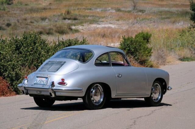 1964 Porsche 356 SC Sunroof Coupe - Single Fam Ownership - Silver - photo 2