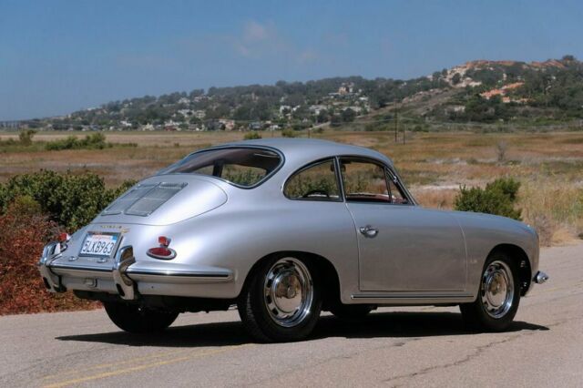 1964 Porsche 356 SC Sunroof Coupe - Single Fam Ownership - Silver - photo 4