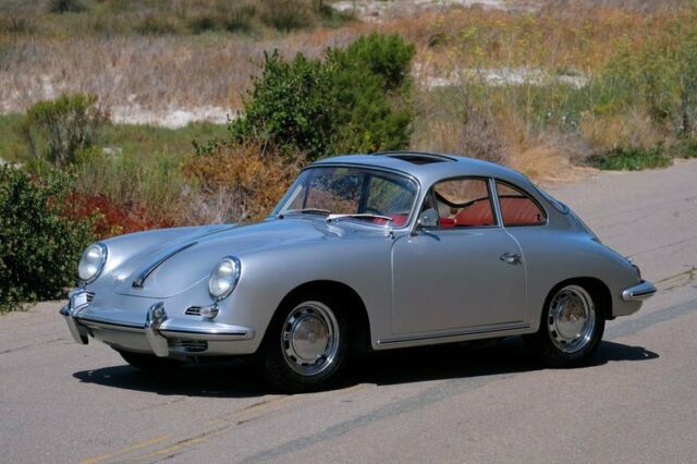 1964 Porsche 356 SC Sunroof Coupe - Single Fam Ownership - Silver - photo 5