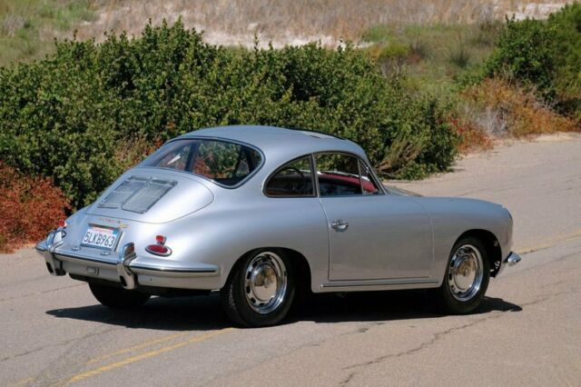 1964 Porsche 356 SC Sunroof Coupe - Single Fam Ownership - Silver - photo 6