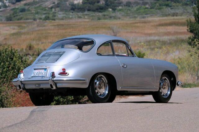 1964 Porsche 356 SC Sunroof Coupe - Single Fam Ownership - Silver - photo 8