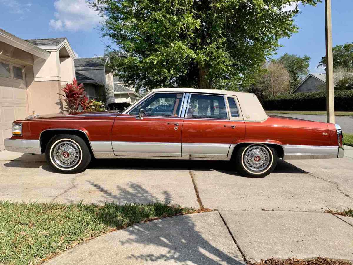 16k miles no reserve Florida car 1991 Cadillac Brougham fleetwood brougham