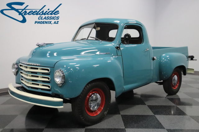 170 CID I6, 3 SPEED MANUAL, APPEARS ORIGINAL, GR8 COLOR, NICELY DONE 2R PICKUP!! 1953 Studebaker Pickup