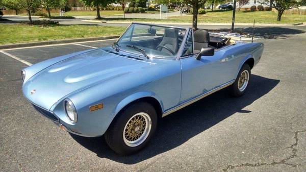 1779 Fiat Spider 2000 Convertible 1979 Fiat Spider 2000 124