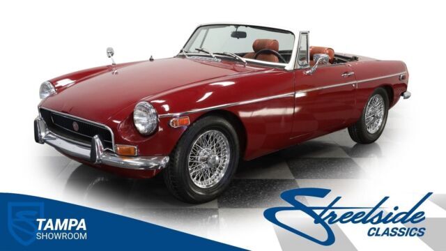 1800CC TWIN CARBS 4 SPEED MANUAL FRONT DISC WIRE WHEELS CHROME BUMPERS 1970 MG MGB