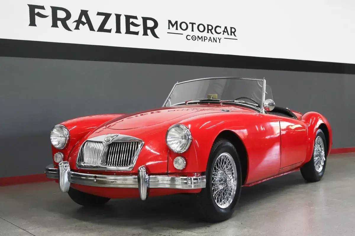 181 PICTURES POSTED of a SOLID MGA MKII ROADSTER RED/BLACK 1962 MG MGA