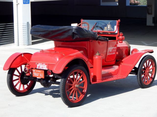 1915 Ford Model T Fire Chief Parade Car from Museum - photo 3