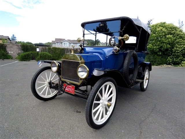 1915 Ford Model T Touring Brassy Ruckstell - Starter/Batt/Alt/12v Steel Wheels 1915 Ford Model T Brassy