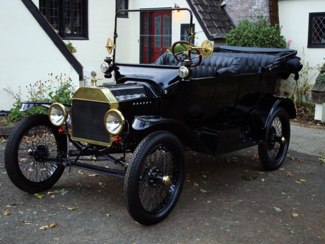 1915 MODEL T FORD BRASS T TOURING CAR RUCKSTELL, ROCKY MOUNTAIN, WIRE WHEELS 1915 Ford Model T TOURING