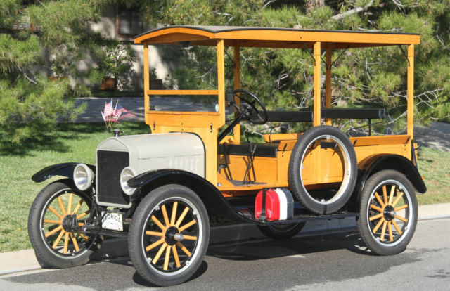 1919 MODEL T FORD DEPOT HACK 1919 Ford Model T WOOD