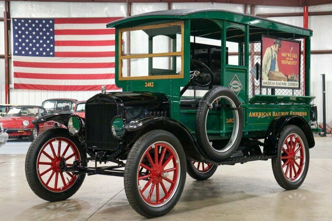 1921 Ford Railway Express 0 Green/Black Station Wagon 176ci I4 Manual 1921 Ford Railway Express
