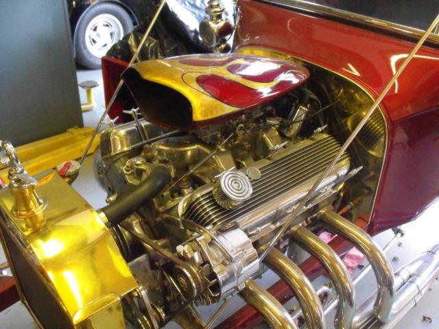 1923 Ford Model T maroon wine button tuft mohair