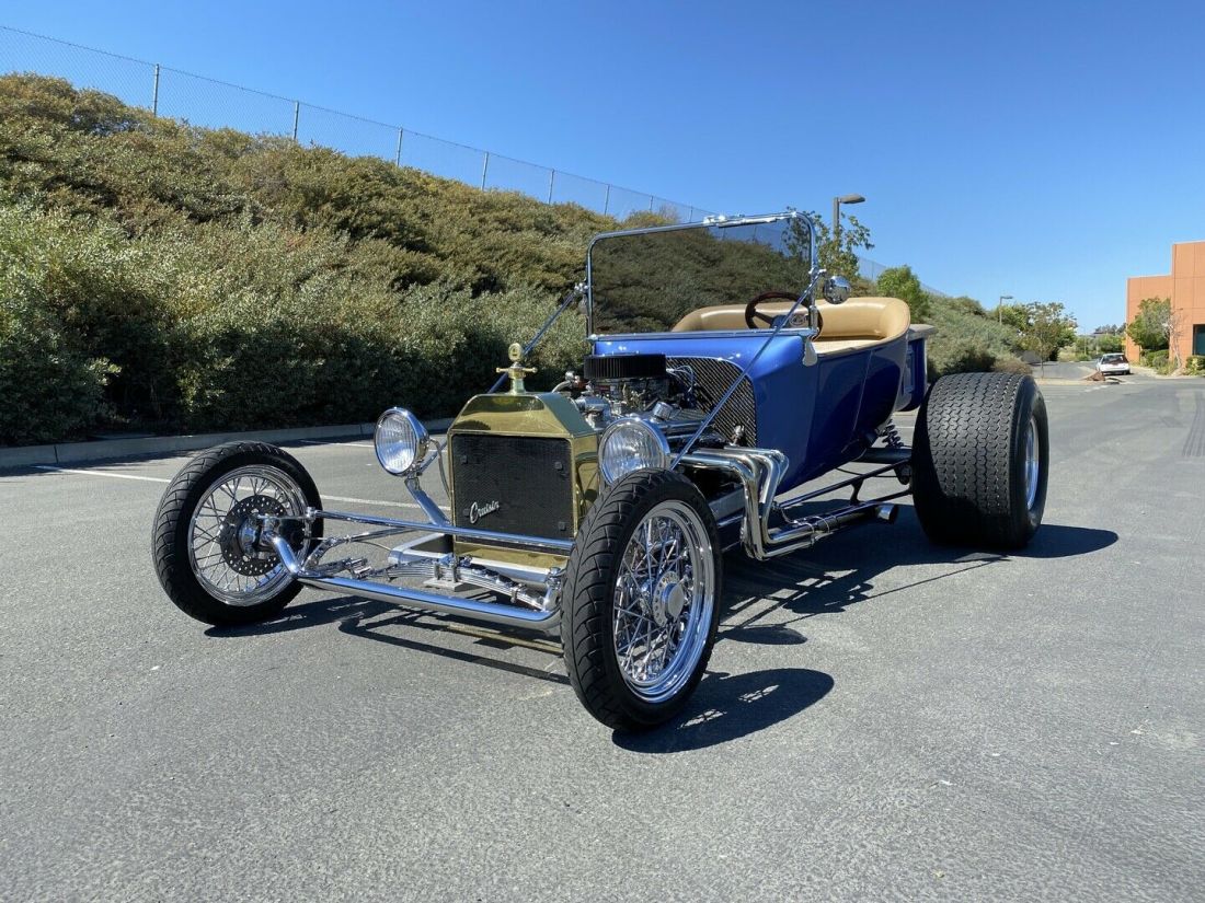 1923 Ford T Bucket 3515 Miles Blue Roadster Automatic 1923 Ford Other