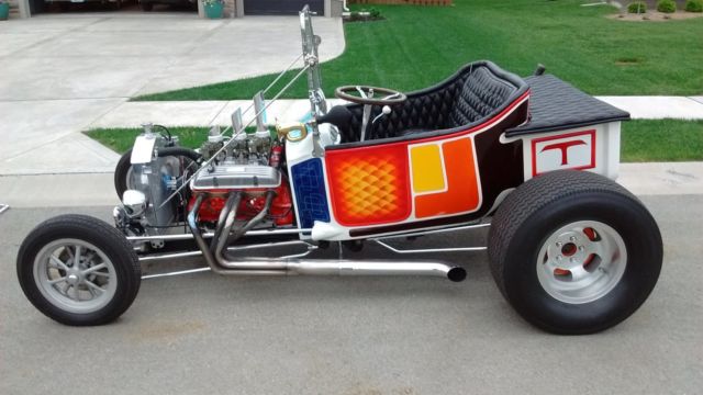 1923 Ford T bucket hot rod 1970's original build 400 Chevy 4-speed Vintage build 1923 Ford Model T