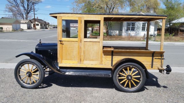 1924 Model T Ford Huckster Depot Hack Truck Woody Pickup Antique Classic 1924 Ford Model T Truck